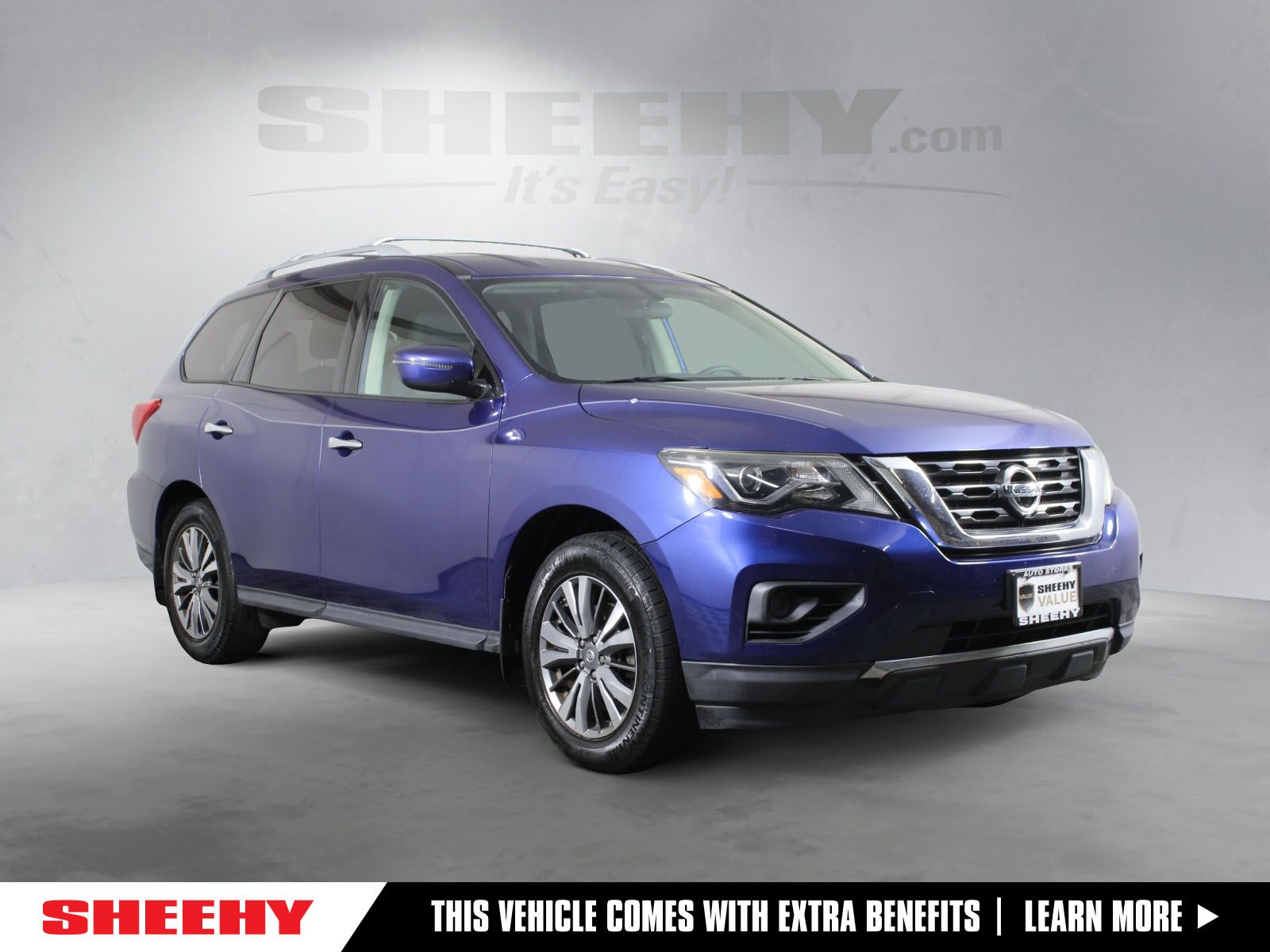 Caspian Blue 2018 Nissan Pathfinder SUV / Crossover Front-Wheel Drive Continuously Variable Transmission