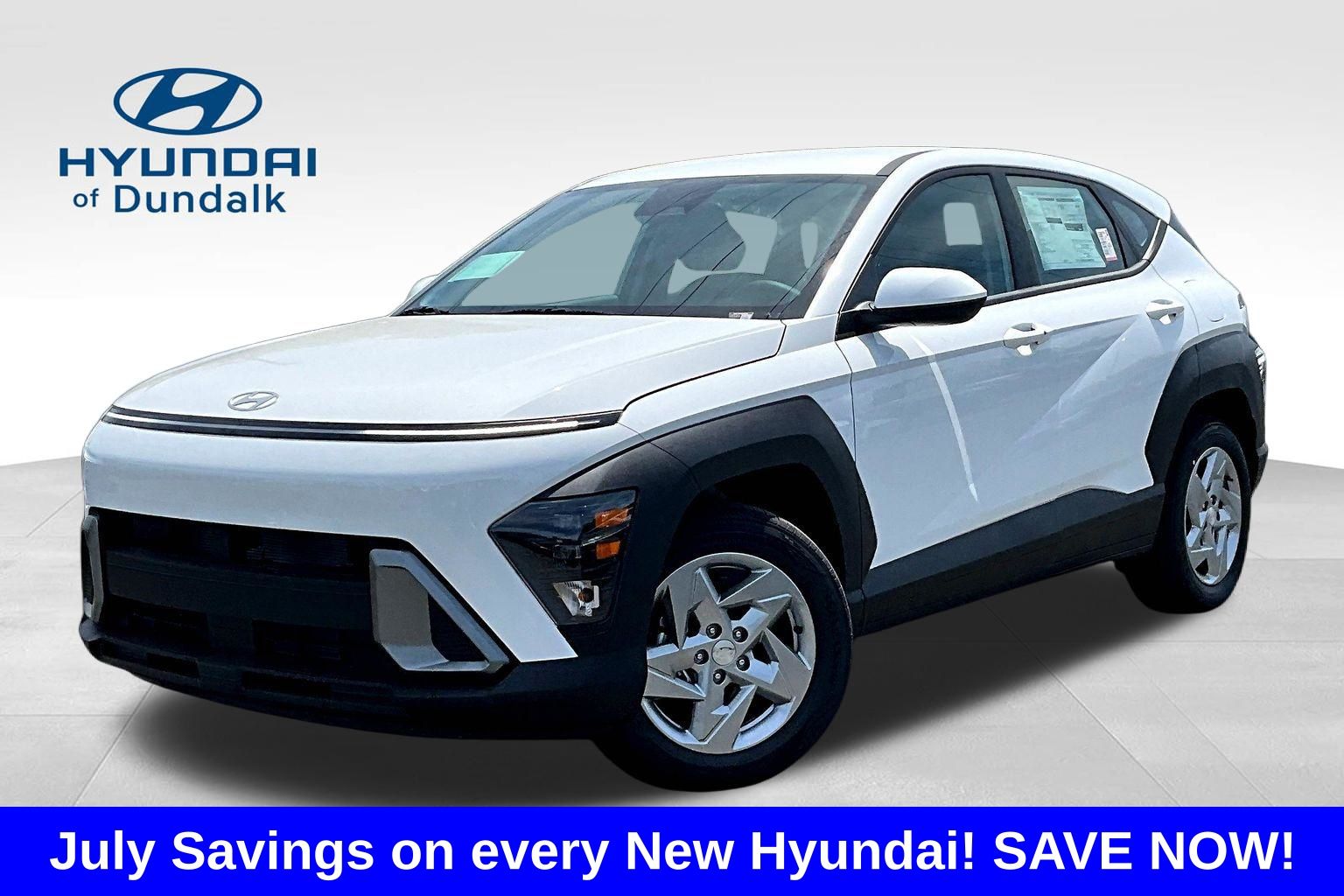 Atlas White 2026 Hyundai Kona SUV / Crossover Front-Wheel Drive Continuously Variable Transmission