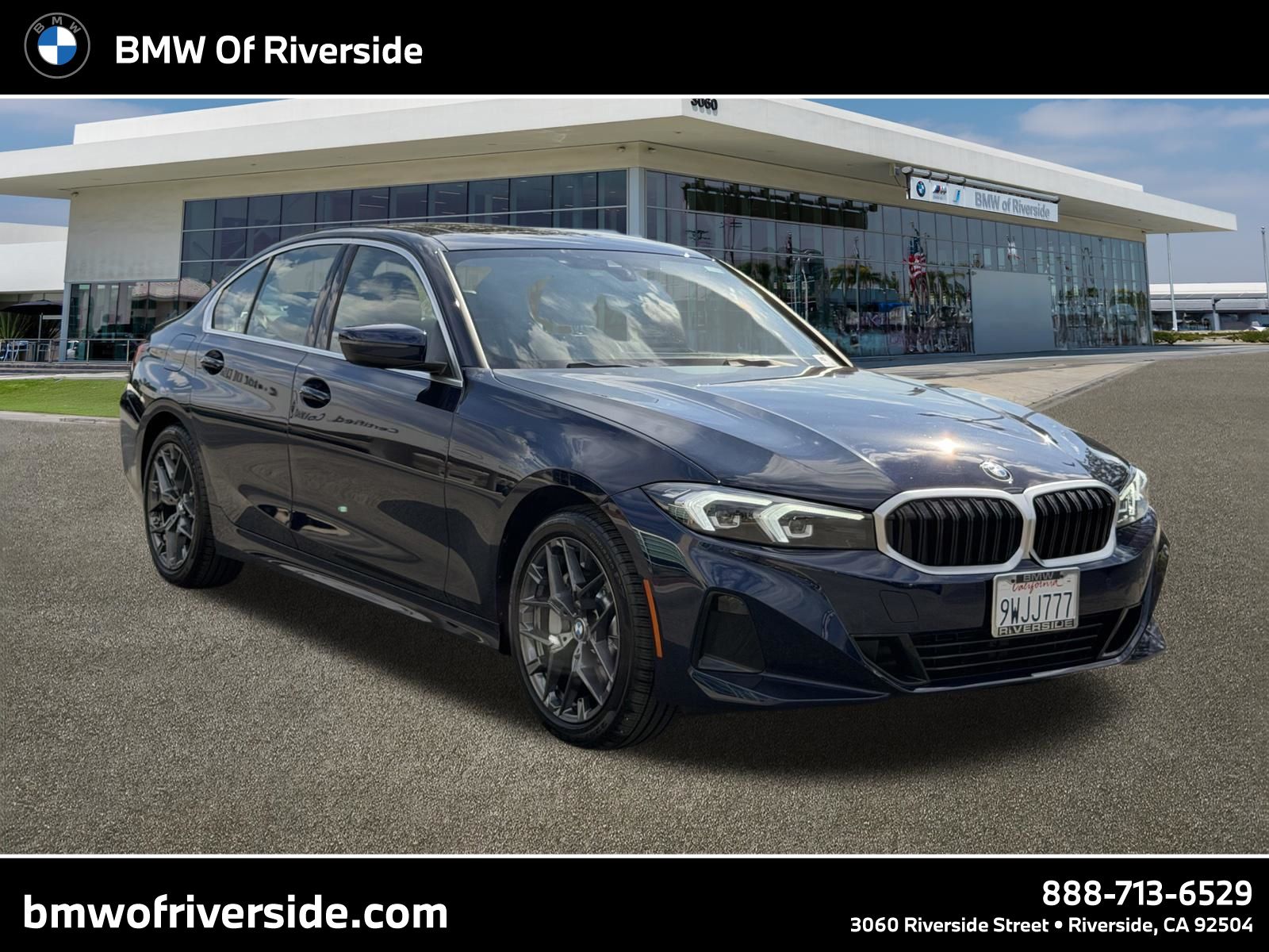 Tanzanite Blue II Metallic 2026 BMW 3 Series Sedan Rear-Wheel Drive 8-Speed Automatic