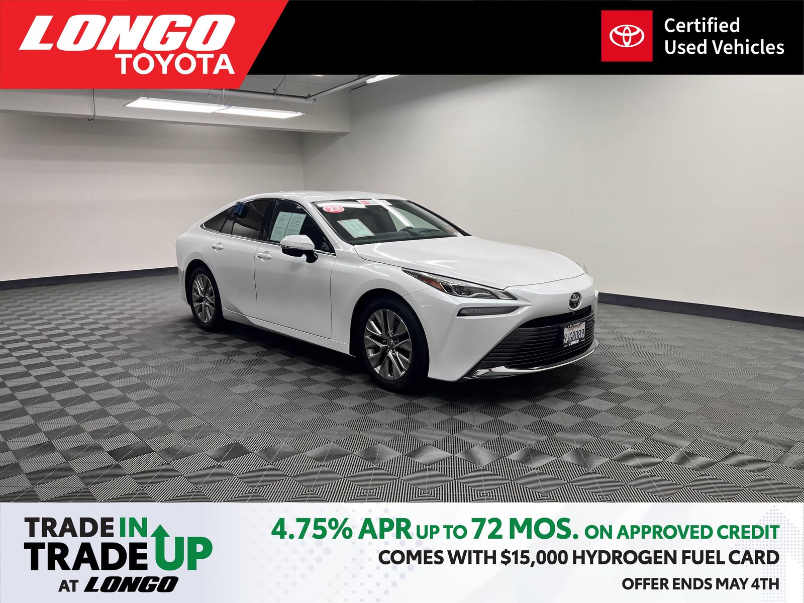 used 2023 Toyota Mirai car, priced at $13,688