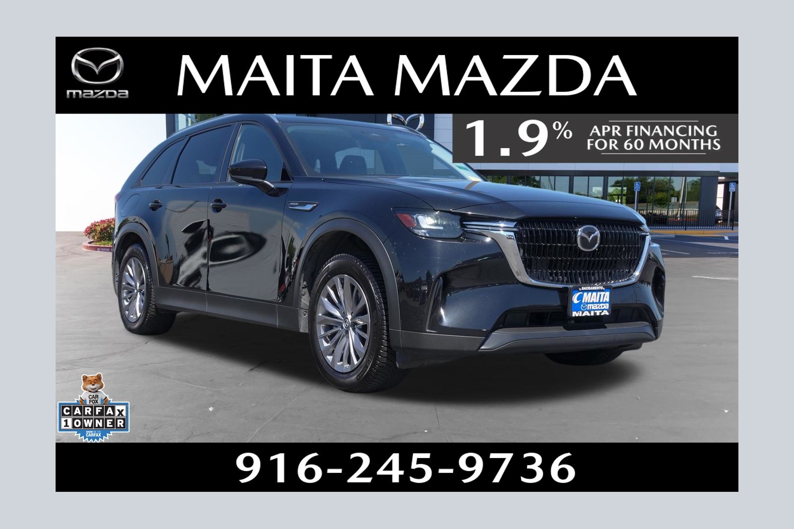 Jet Black Mica 2024 Mazda CX-90 PHEV Preferred AWD SUV / Crossover All-Wheel Drive 8-Speed Automatic