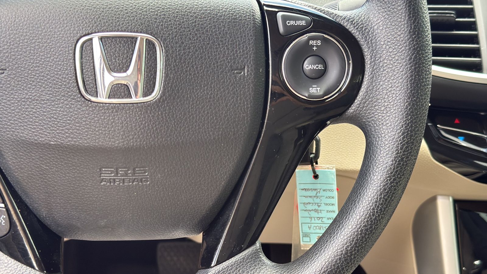 Used Car 2016 Honda Accord  Lx For Sale Under $20,000 In Austin, Texas