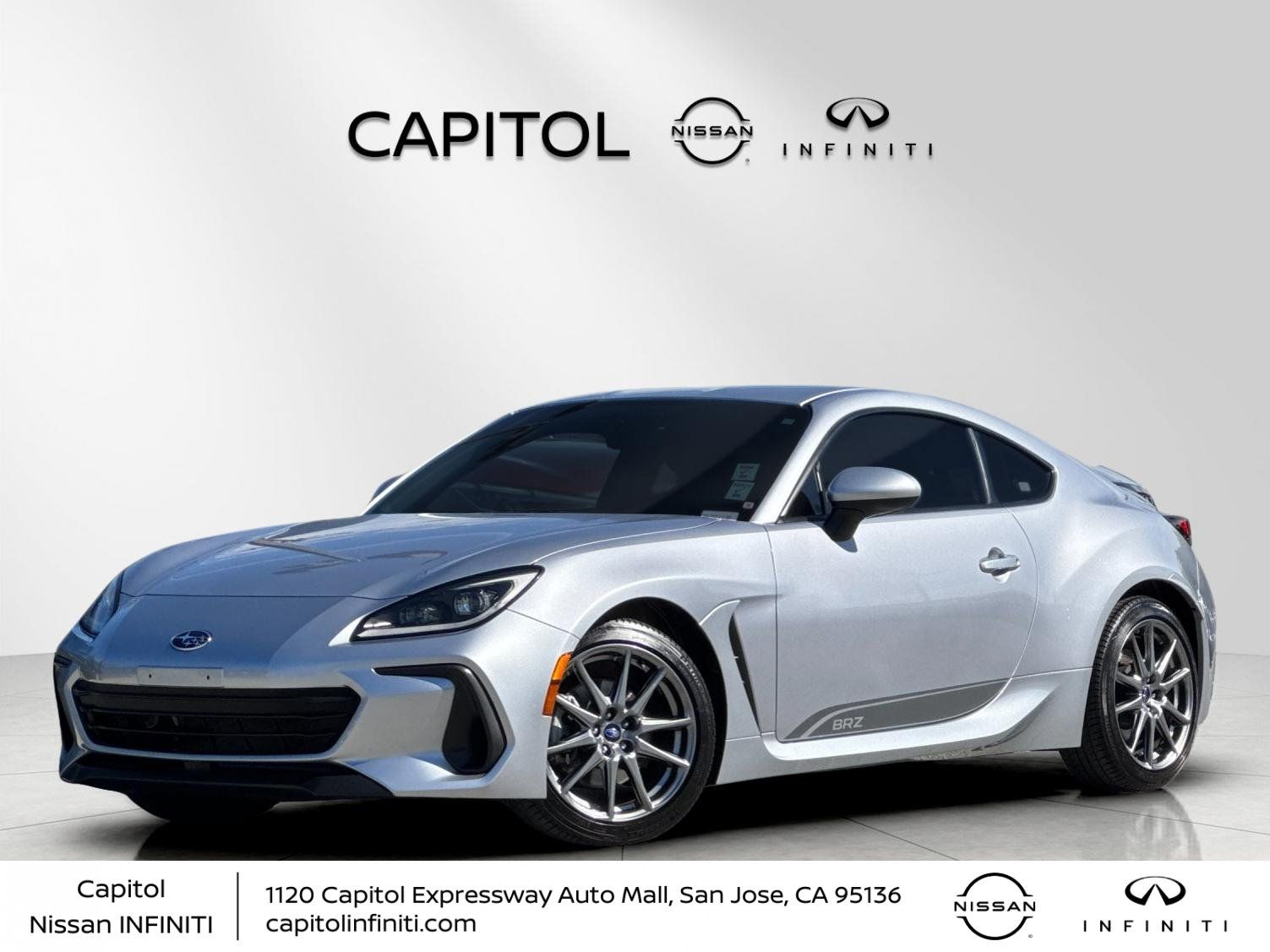 Ice Silver Metallic 2023 Subaru BRZ Coupe Rear-Wheel Drive 6-Speed Manual