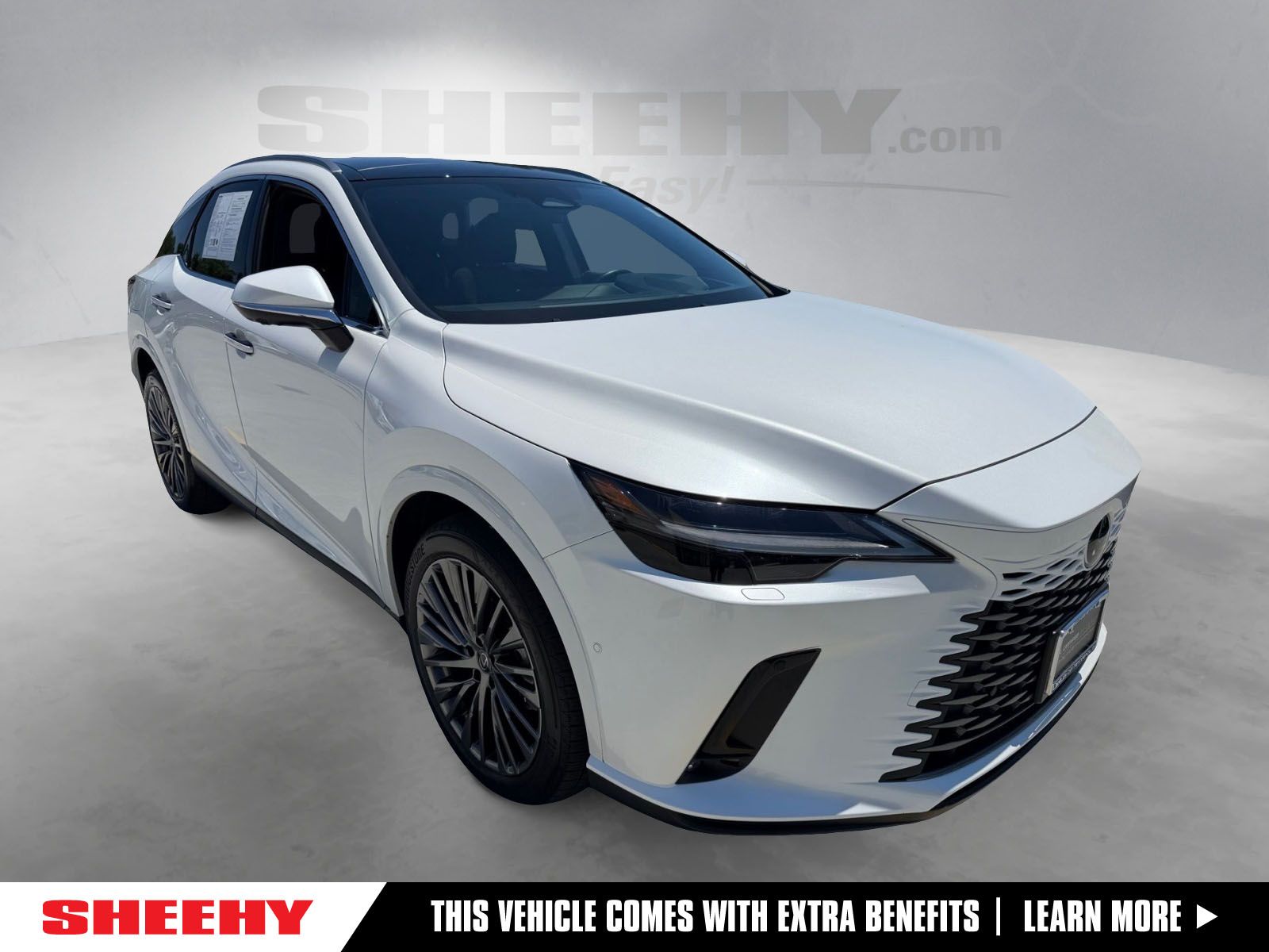 Eminent White Pearl 2025 Lexus RX Hybrid 450h+ Luxury AWD SUV / Crossover All-Wheel Drive Continuously Variable Transmission