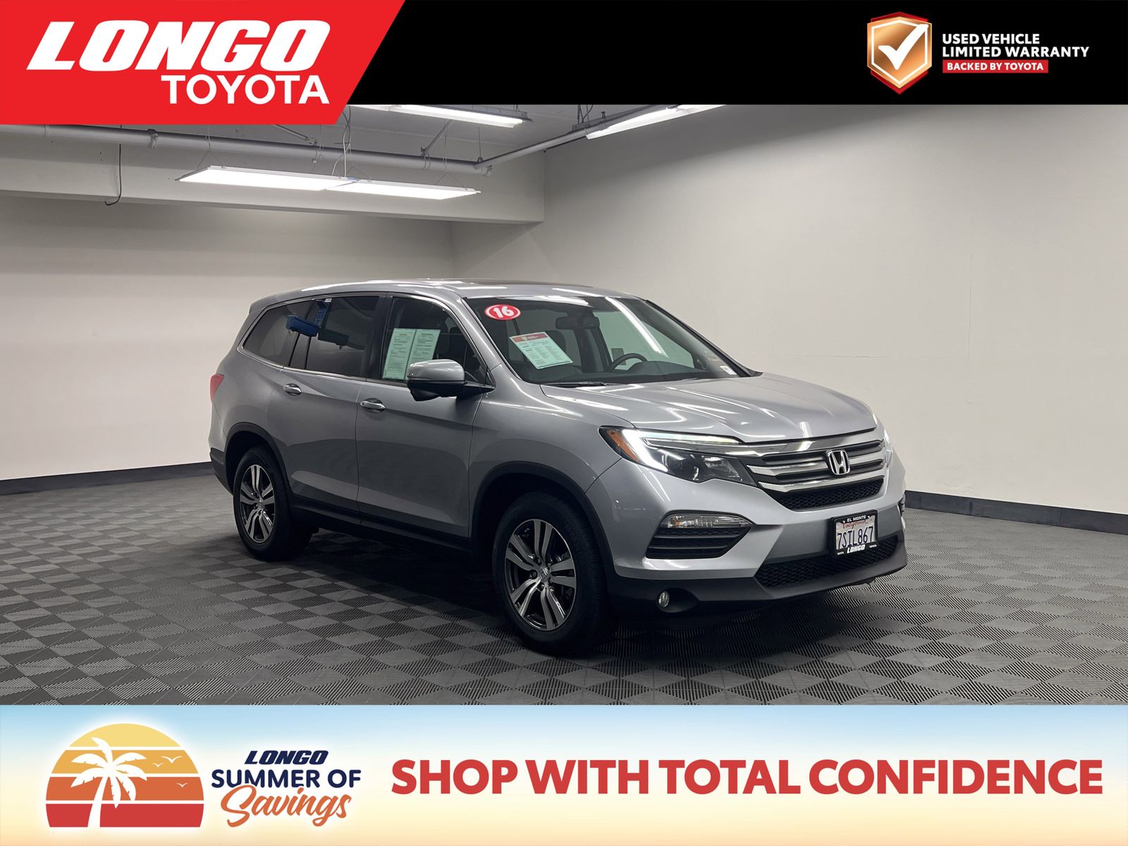 used 2016 Honda Pilot car, priced at $16,788