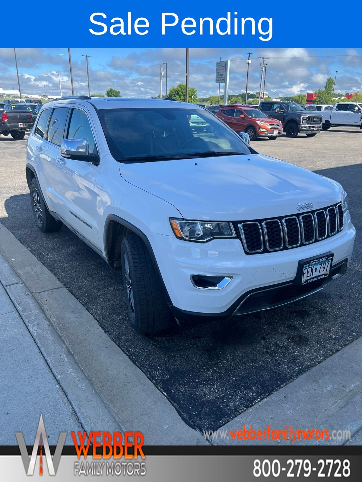 Bright White Clearcoat 2021 Jeep Grand Cherokee SUV / Crossover Four-Wheel Drive 8-Speed Automatic