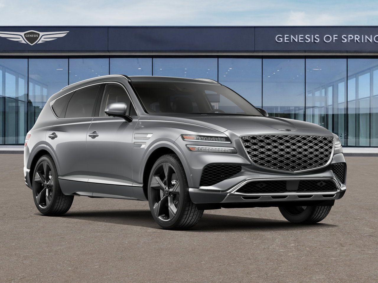 2026 Genesis GV80 2.5T Prestige Silver at Genesis of Spring