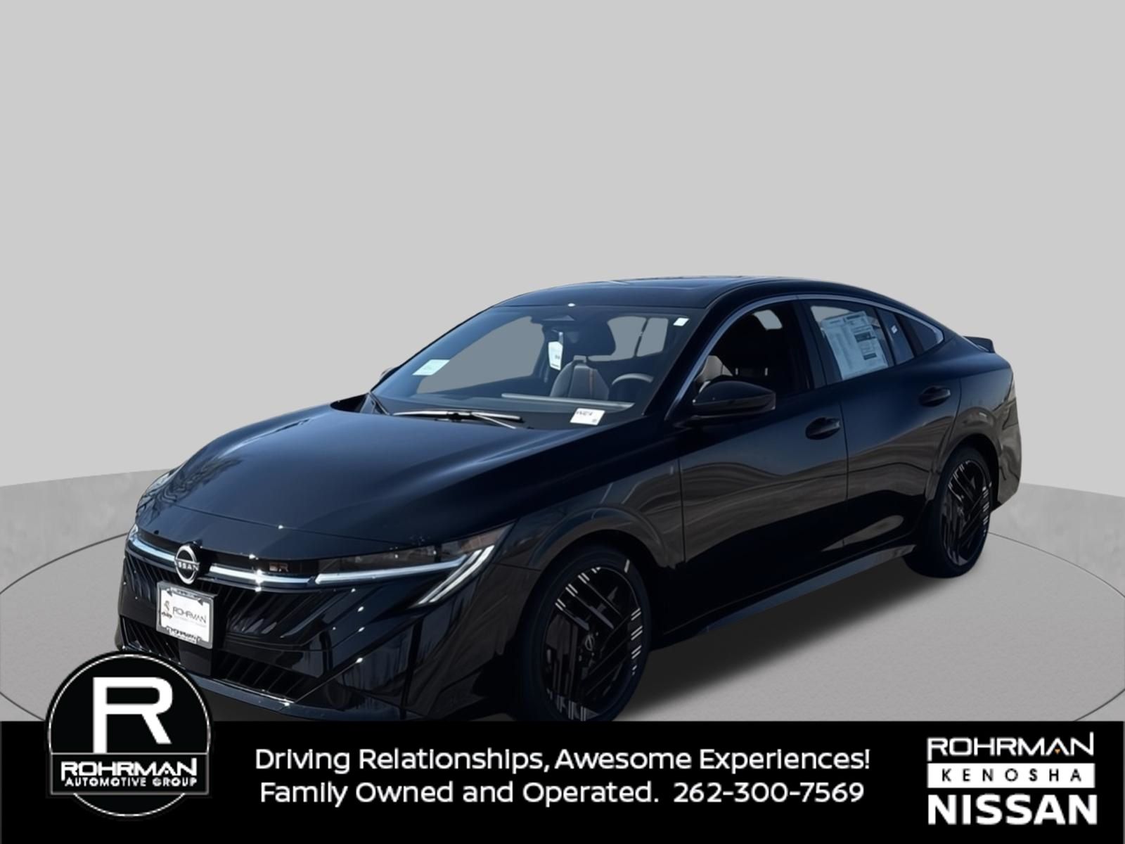 Super Black 2026 Nissan Sentra Sedan Continuously Variable Transmission