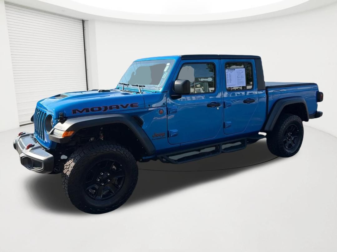 Hydro Blue Pearlcoat 2022 Jeep Gladiator Pickup Truck Four-Wheel Drive 8-Speed Automatic