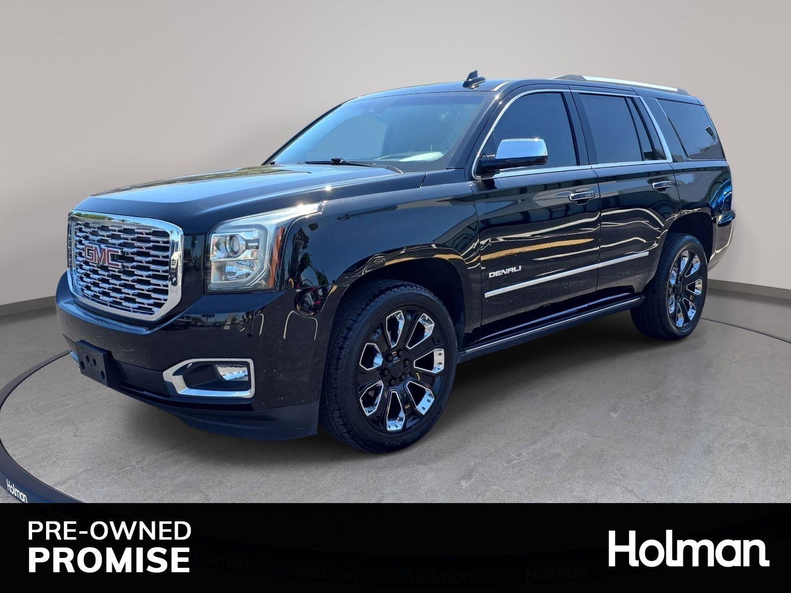 Onyx Black 2019 GMC Yukon Denali 4WD SUV / Crossover Four-Wheel Drive