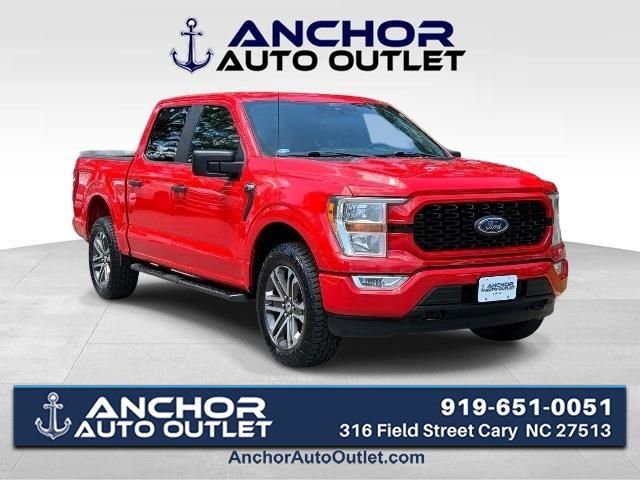 Race Red 2021 Ford F-150 XL SuperCrew 4WD Pickup Truck Four-Wheel Drive Automatic