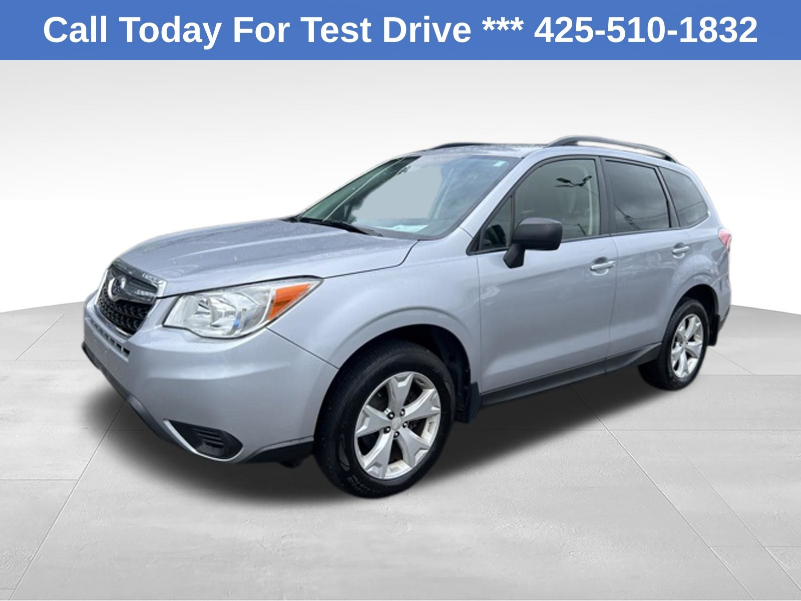 Ice Silver Metallic 2016 Subaru Forester SUV / Crossover All-Wheel Drive Continuously Variable Transmission