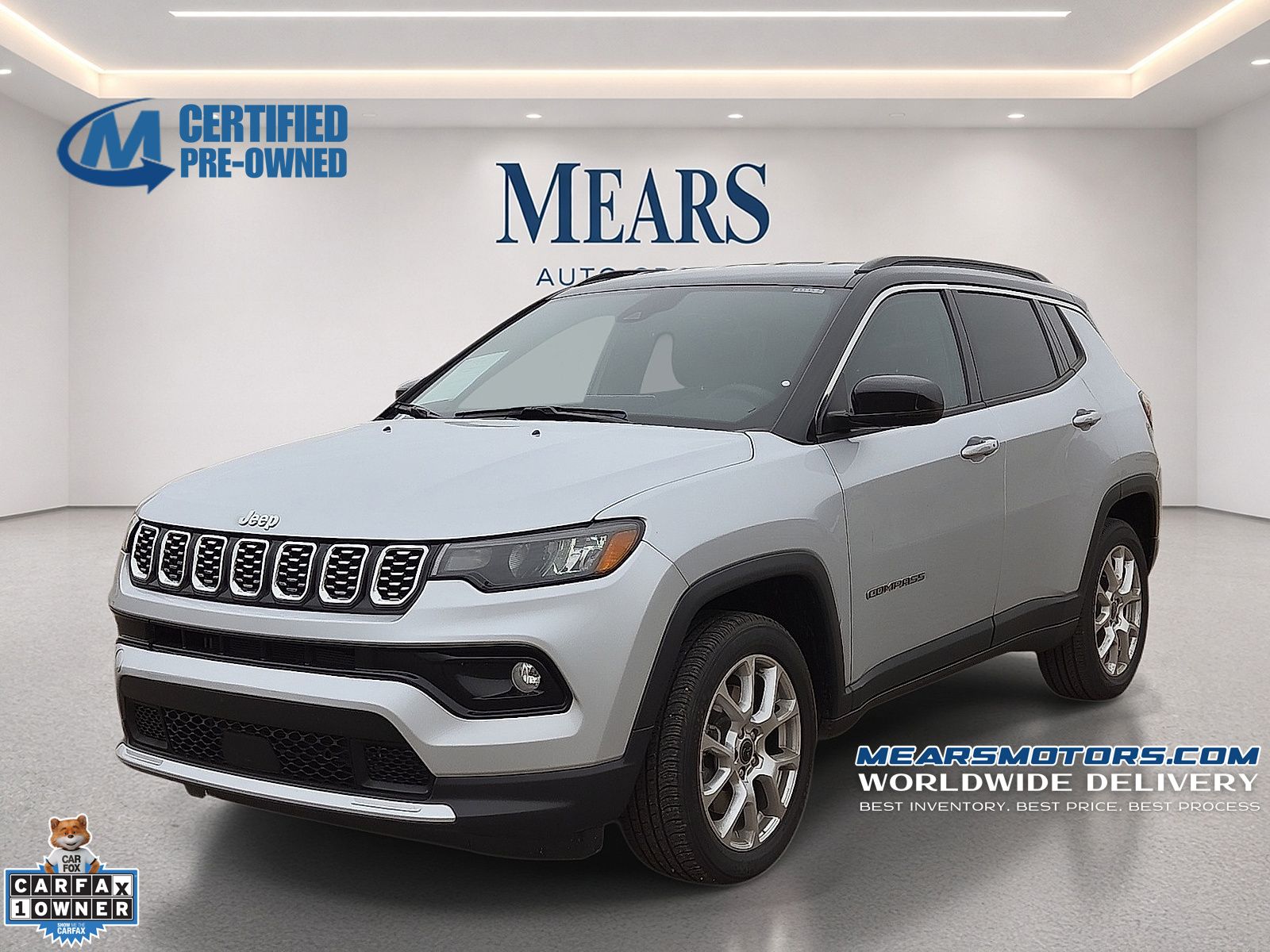 Silver Zynith Metallic Clearcoat 2025 Jeep Compass SUV / Crossover Four-Wheel Drive 8-Speed Automatic