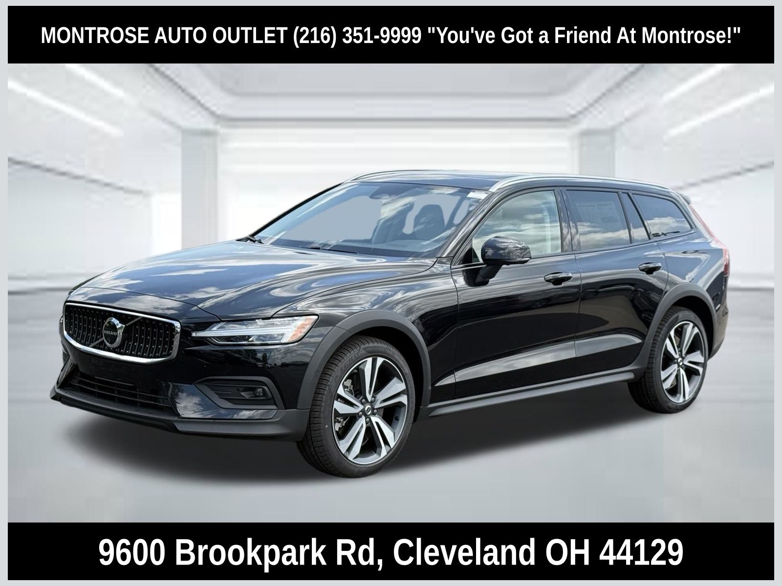 Onyx Black Metallic 2026 Volvo V60 Wagon All-Wheel Drive Automatic