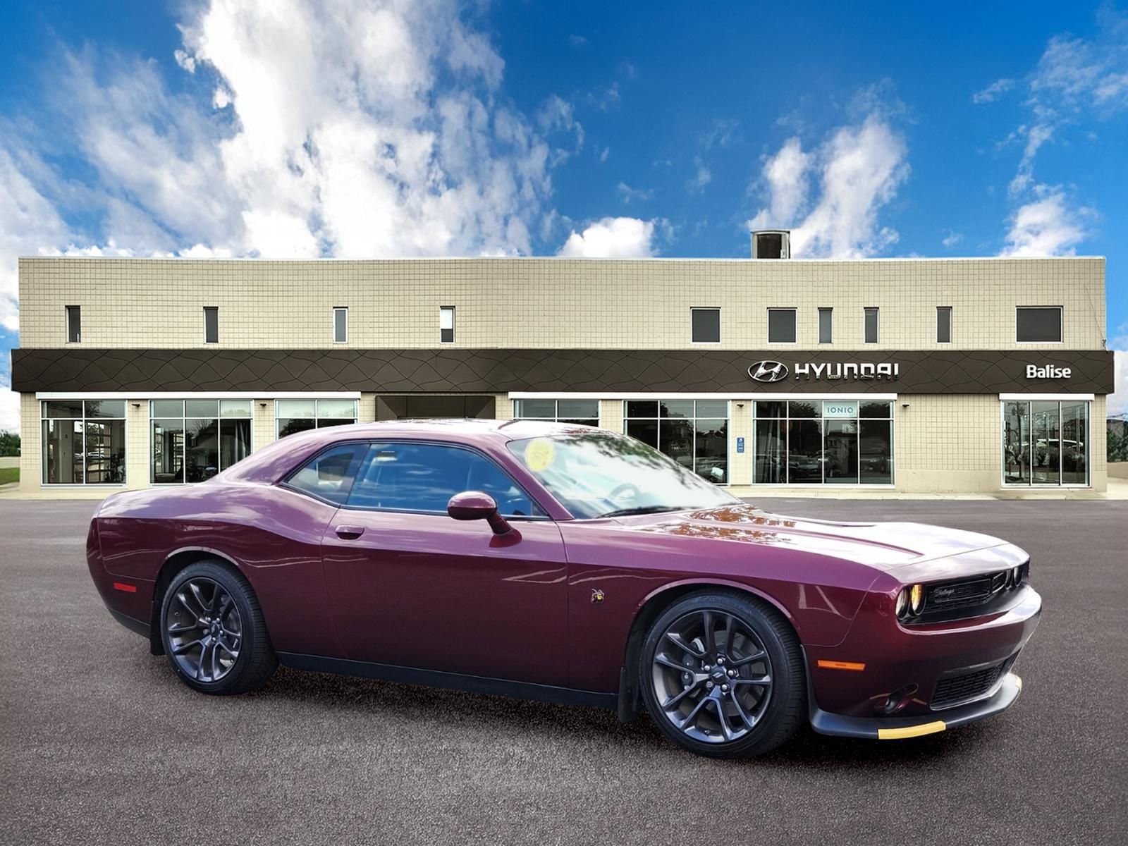 Octane Red Pearlcoat 2020 Dodge Challenger Coupe Rear-Wheel Drive 8-Speed Automatic