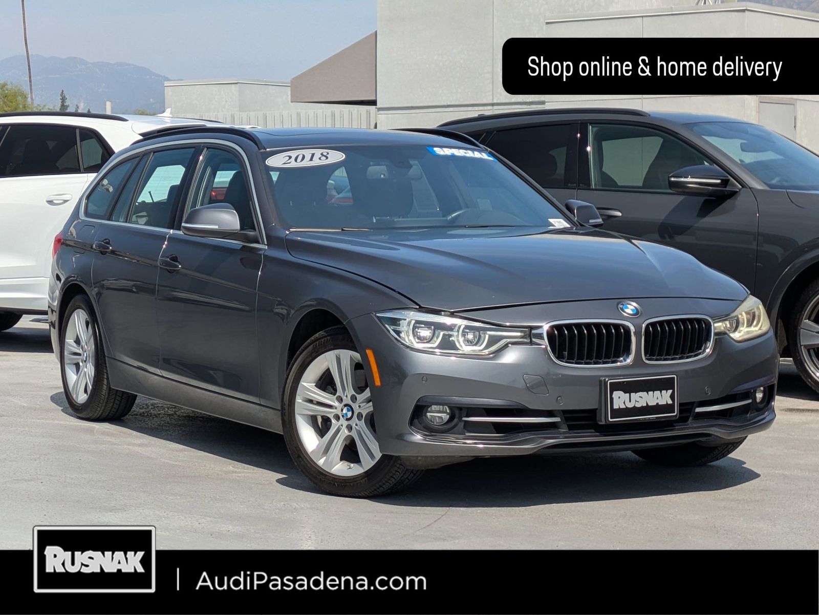 Mineral Gray Metallic 2018 BMW 3 Series 330i xDrive Wagon AWD Wagon All-Wheel Drive 8-Speed Automatic