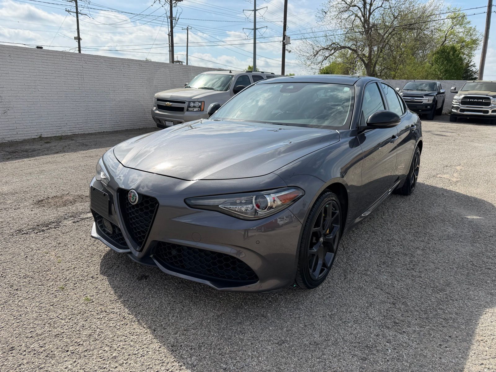 Vesuvio Gray Metallic 2020 Alfa Romeo Giulia AWD Sedan All-Wheel Drive 8-Speed Automatic