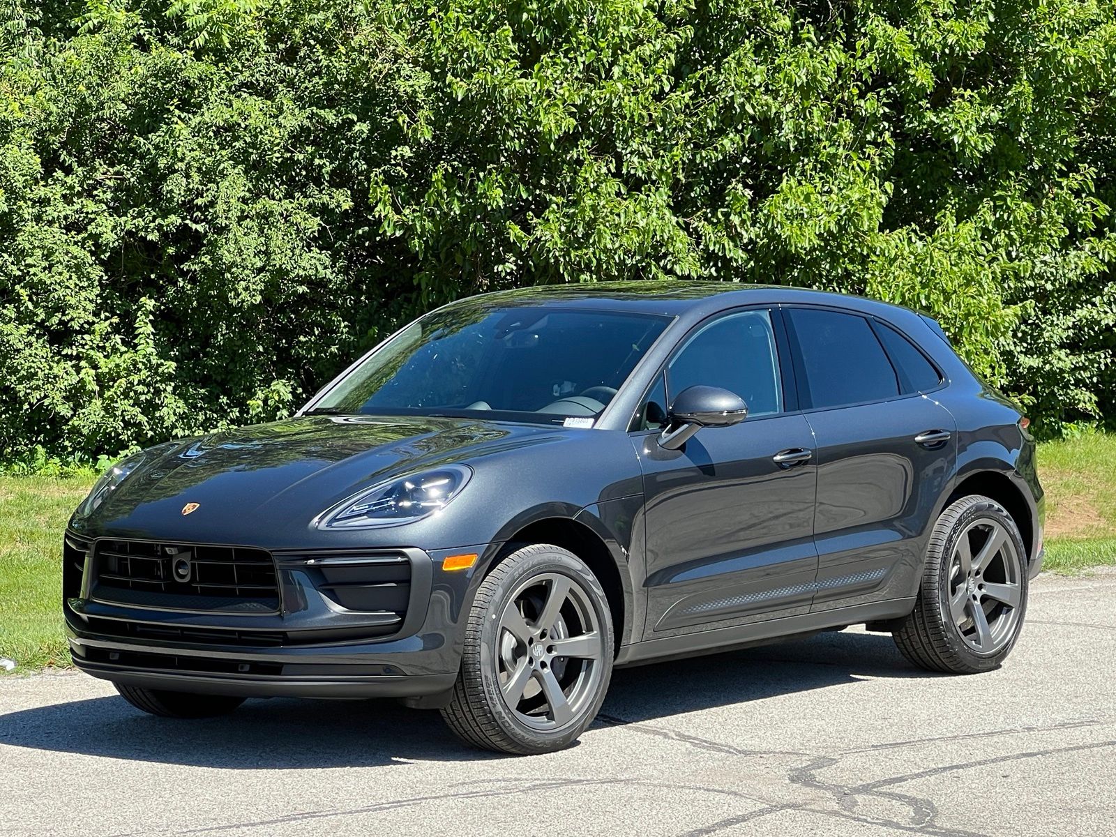Gray (Volcano Grey Metallic) 2026 Porsche Macan SUV / Crossover  7-Speed Automatic