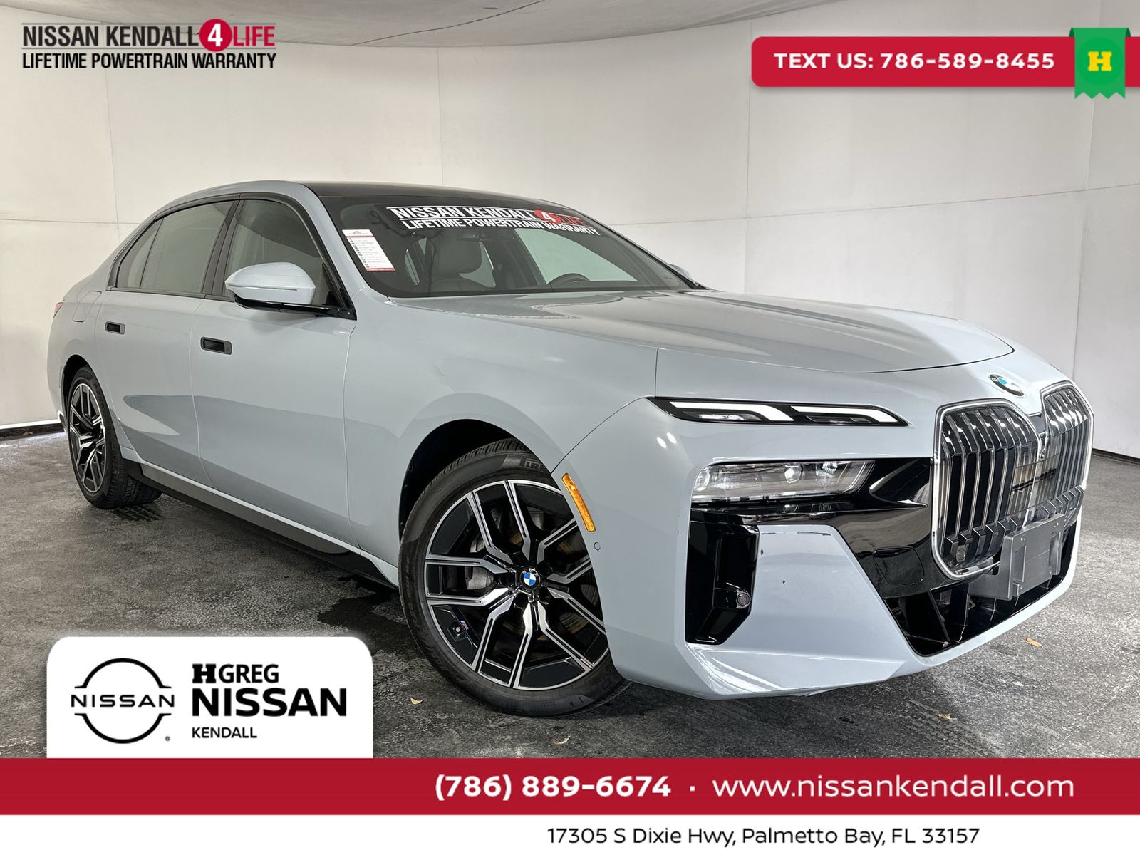 Gray Metallic 2025 BMW 7 Series 740i xDrive Sedan All-Wheel Drive 8-Speed Automatic