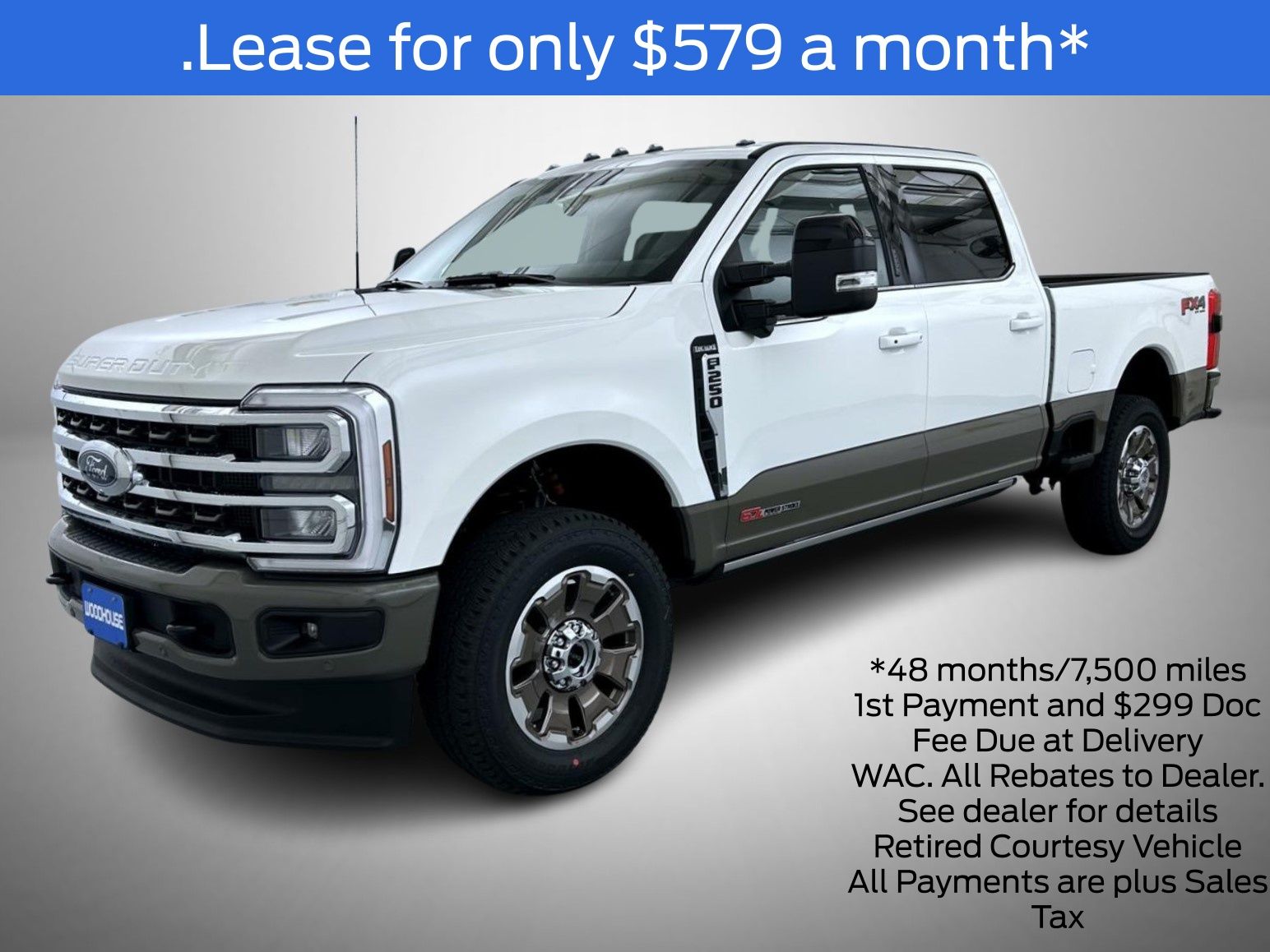 Star White Metallic Tri-Coat 2026 Ford F-250 Super Duty Pickup Truck Four-Wheel Drive Automatic