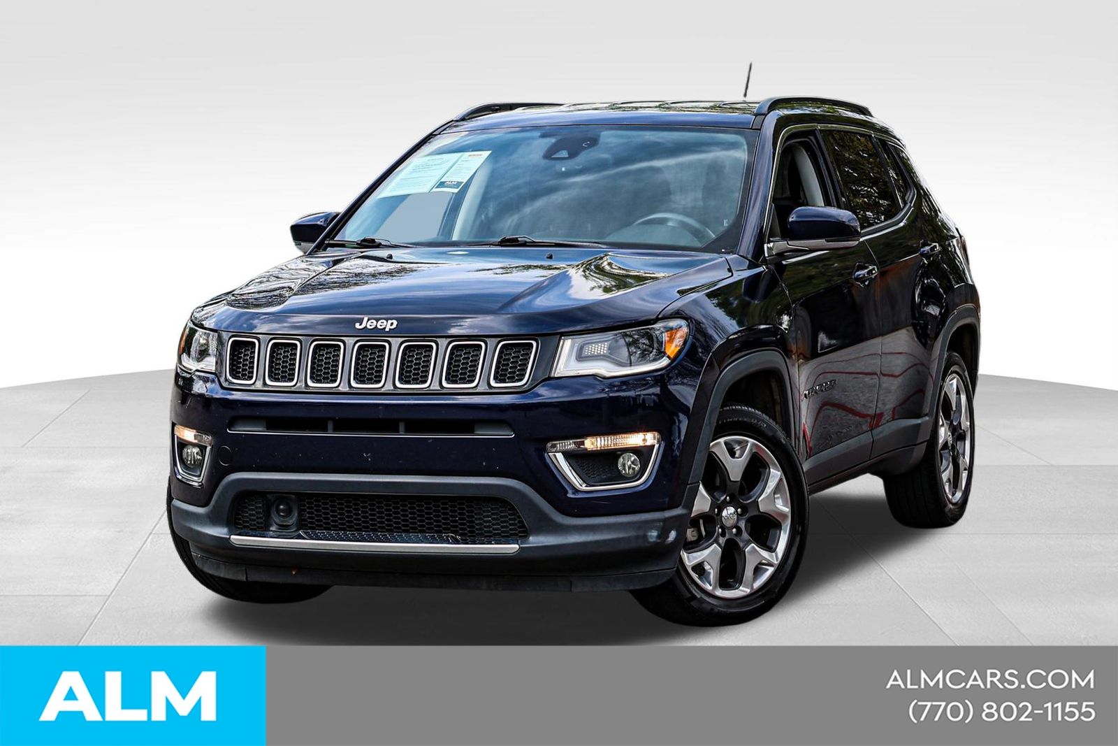 Jazz Blue Pearlcoat 2018 Jeep Compass Limited FWD SUV / Crossover Front-Wheel Drive 6-Speed Automatic