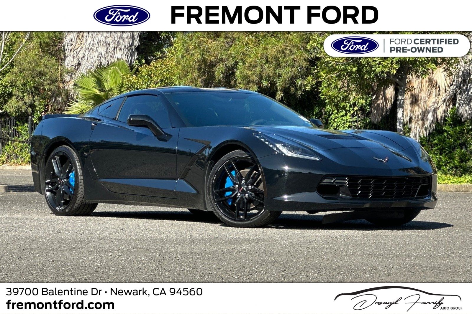 Black 2019 Chevrolet Corvette Coupe Rear-Wheel Drive 8-Speed Automatic