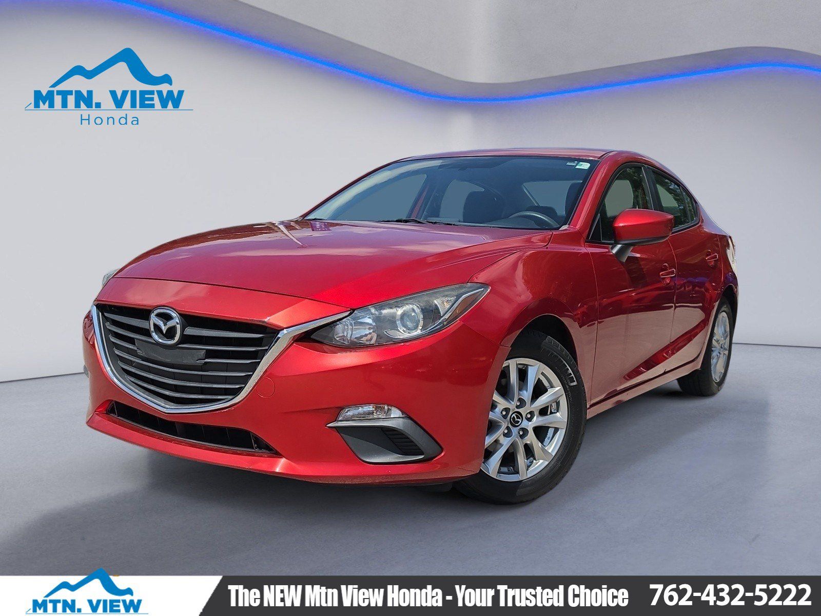 Soul Red Metallic 2016 Mazda MAZDA3 Sedan Front-Wheel Drive 6-Speed Automatic