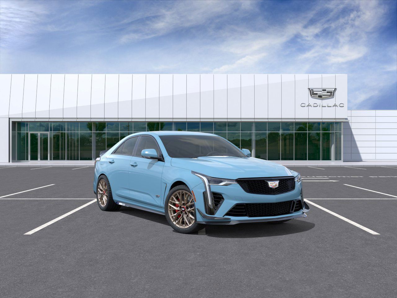 new 2026 Cadillac CT4 car, priced at $91,340