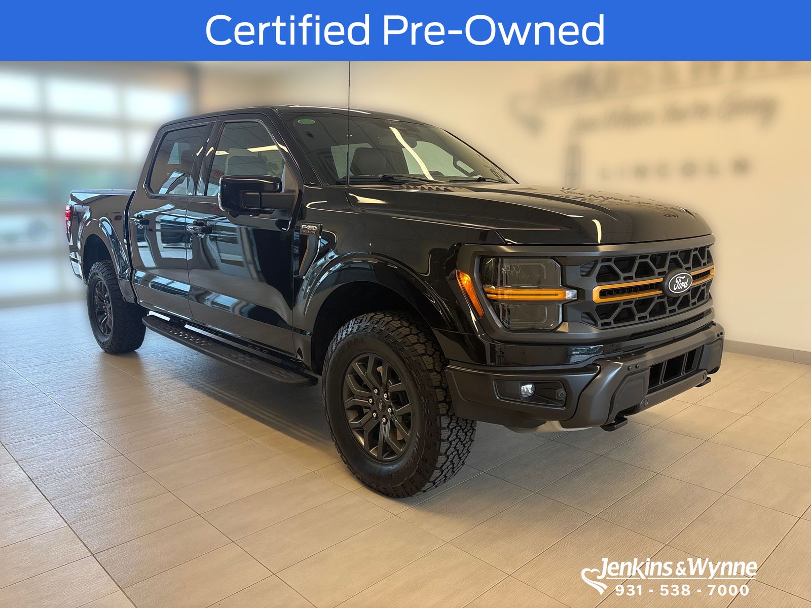 Agate Black Metallic 2025 Ford F-150 Pickup Truck Four-Wheel Drive Automatic