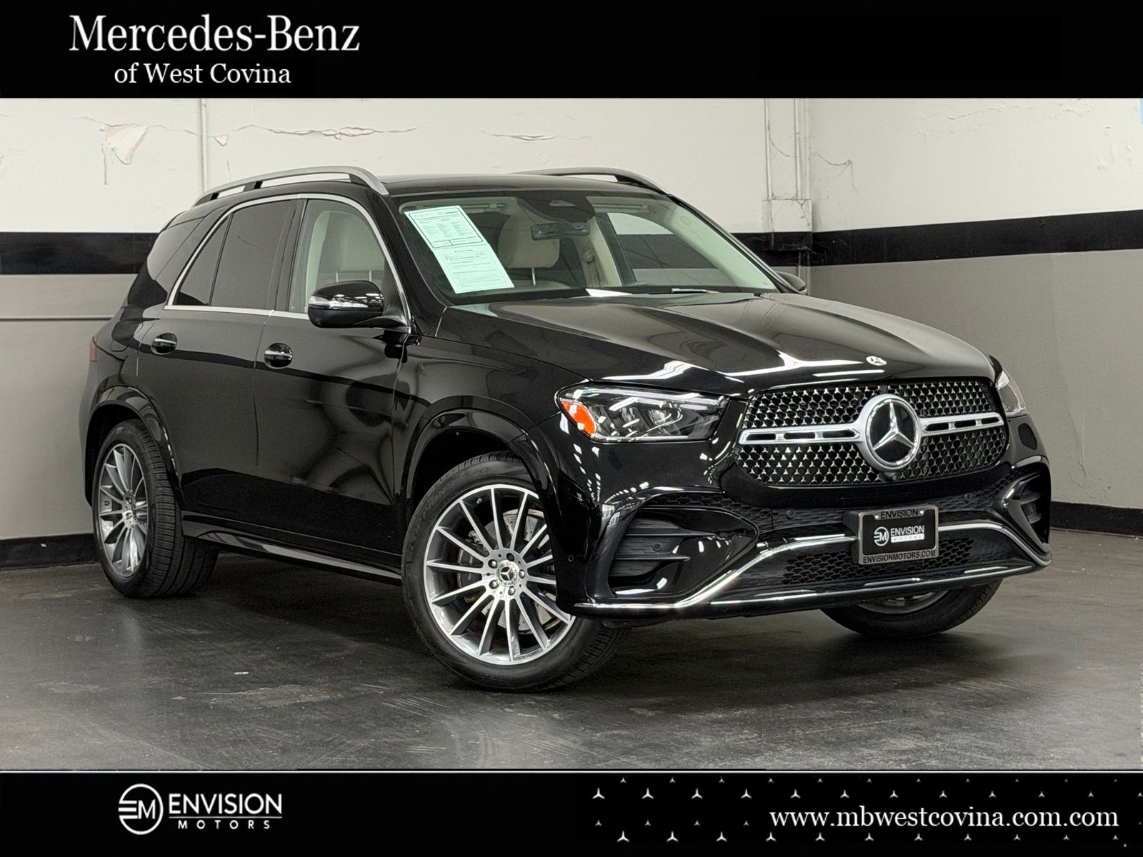 Obsidian Black Metallic 2024 Mercedes-Benz GLE 350 4MATIC SUV / Crossover All-Wheel Drive 9-Speed Automatic