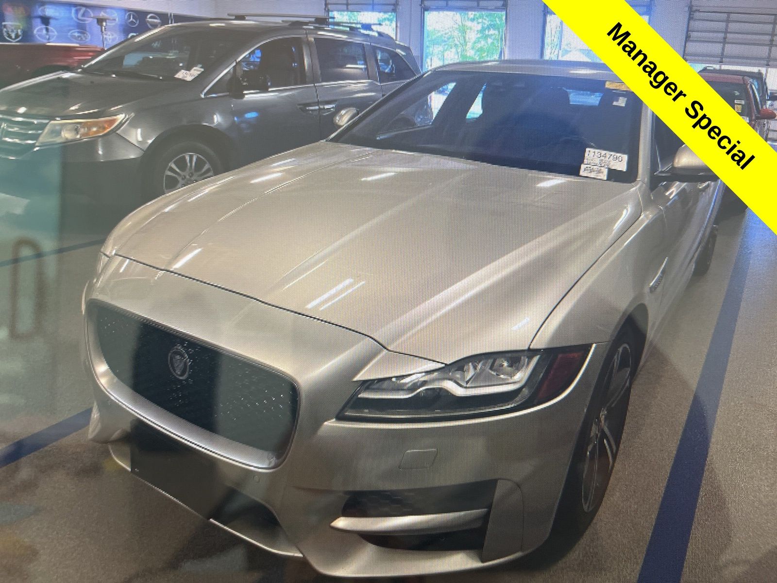 Silver 2017 Jaguar XF 20d R-Sport AWD Sedan All-Wheel Drive 8-Speed Automatic