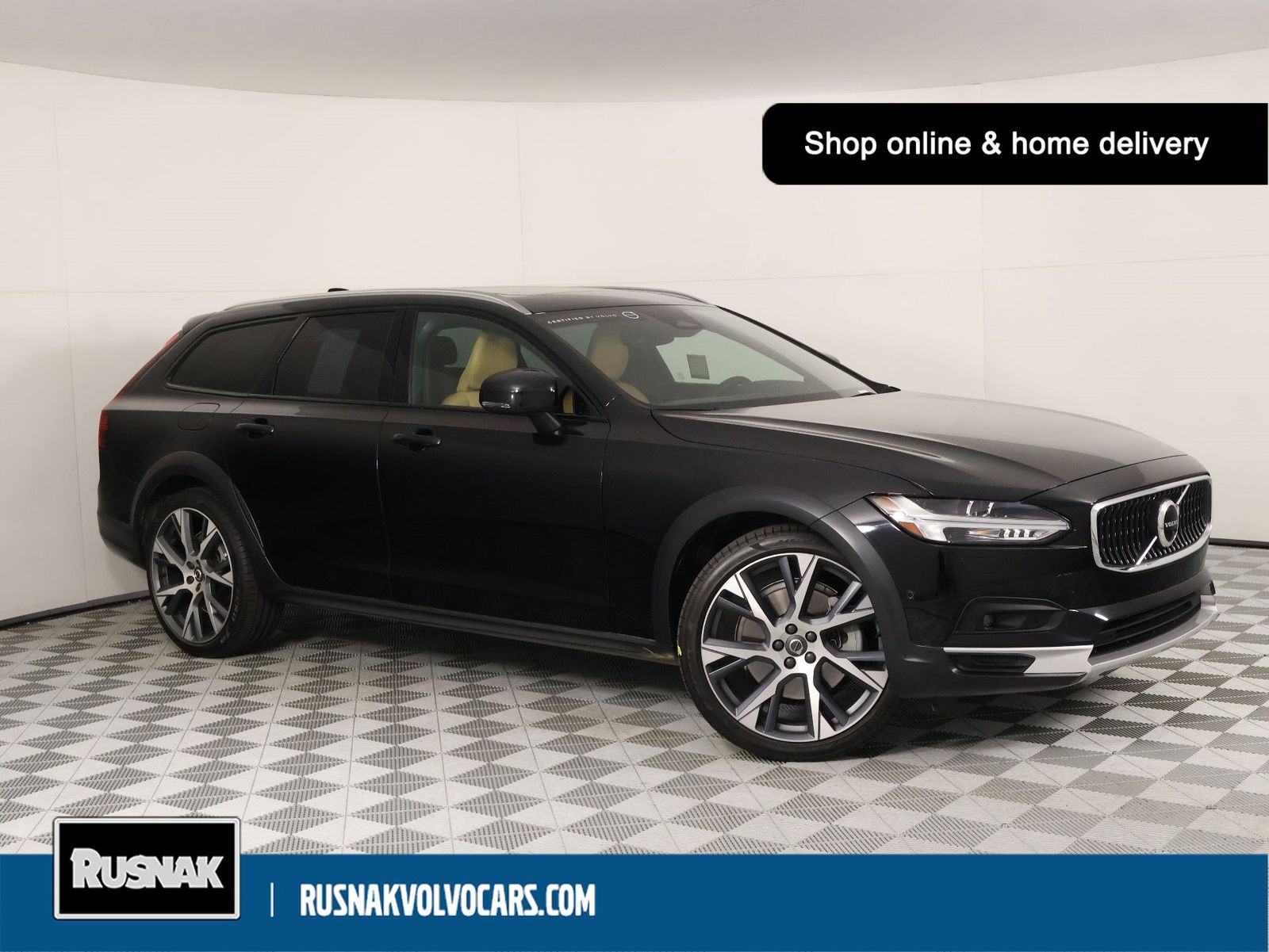 Onyx Black Metallic 2023 Volvo V90 Wagon All-Wheel Drive Automatic