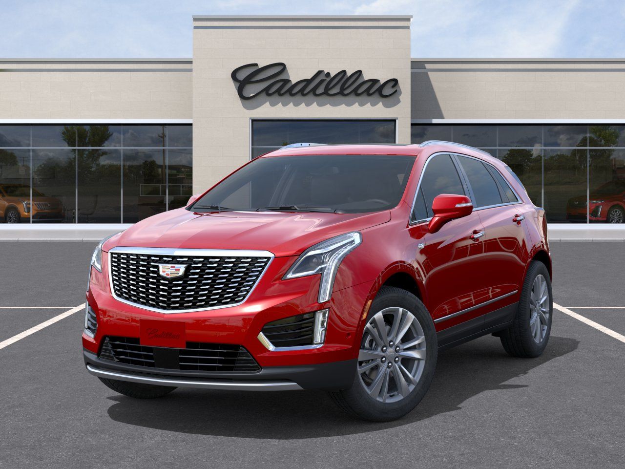 2026 Cadillac XT5 Premium Luxury Red at Ross Downing Buick GMC