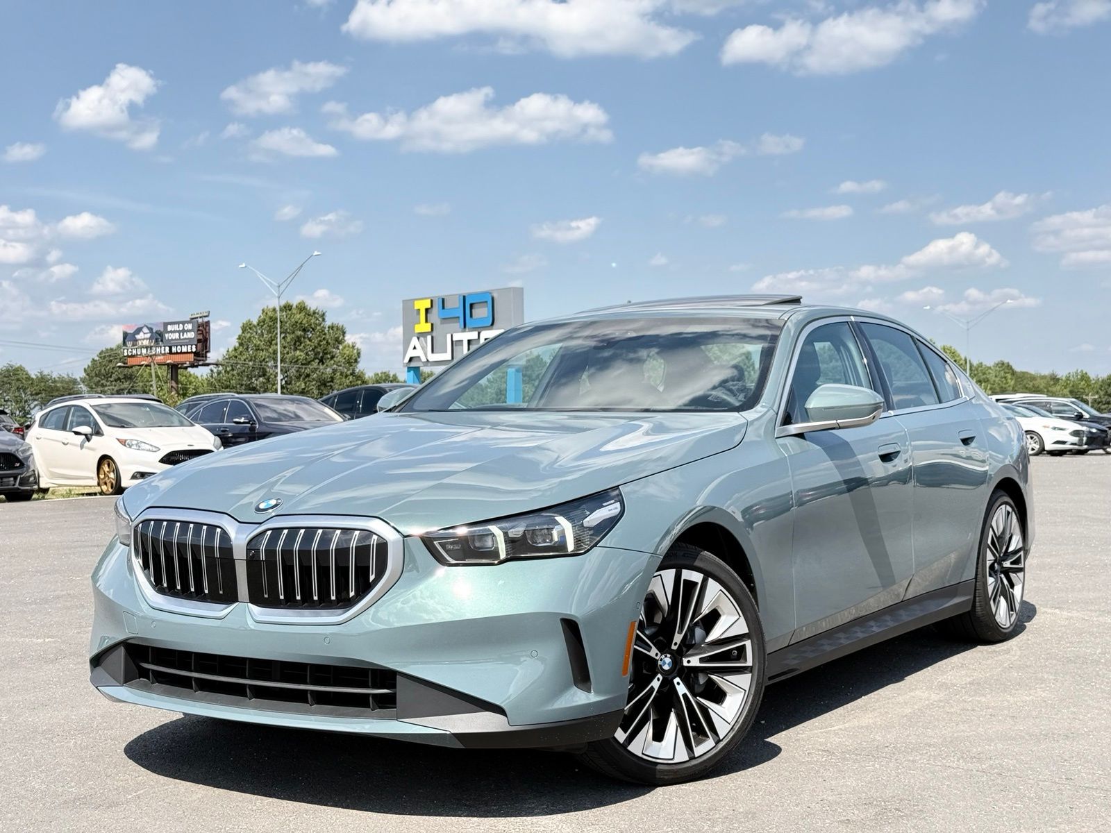 Green Metallic 2024 BMW 5 Series Sedan Rear-Wheel Drive 8-Speed Automatic