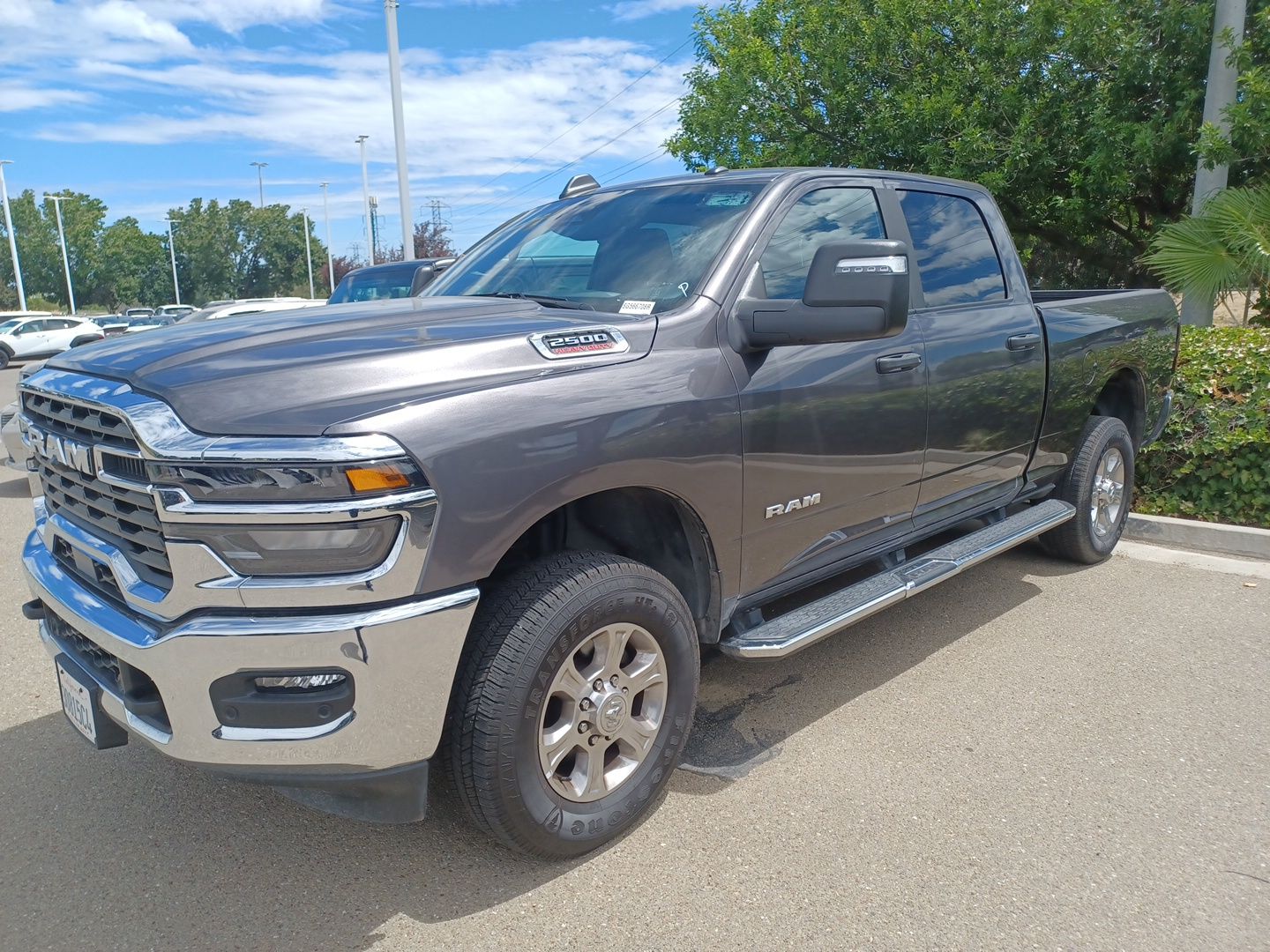 Gray (Granite Crystal Metallic Clearcoat) 2025 RAM 2500 Pickup Truck Four-Wheel Drive 8-Speed Automatic