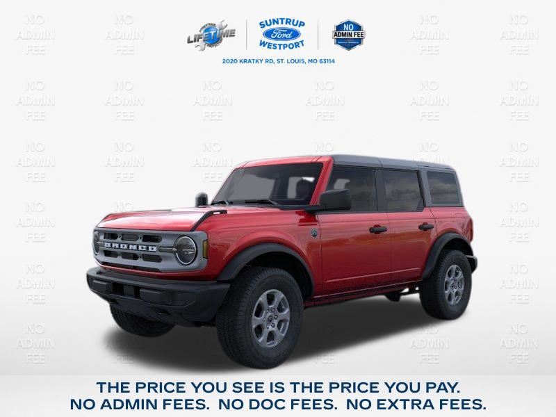 Ruby Red Metallic 2025 Ford Bronco SUV / Crossover Four-Wheel Drive Automatic