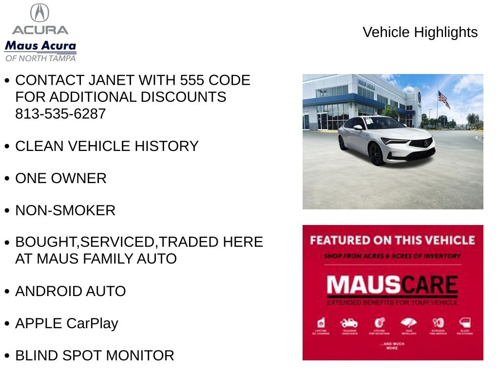 Used 2023 Acura Integra A-Spec Tech Package 4D Hatchback