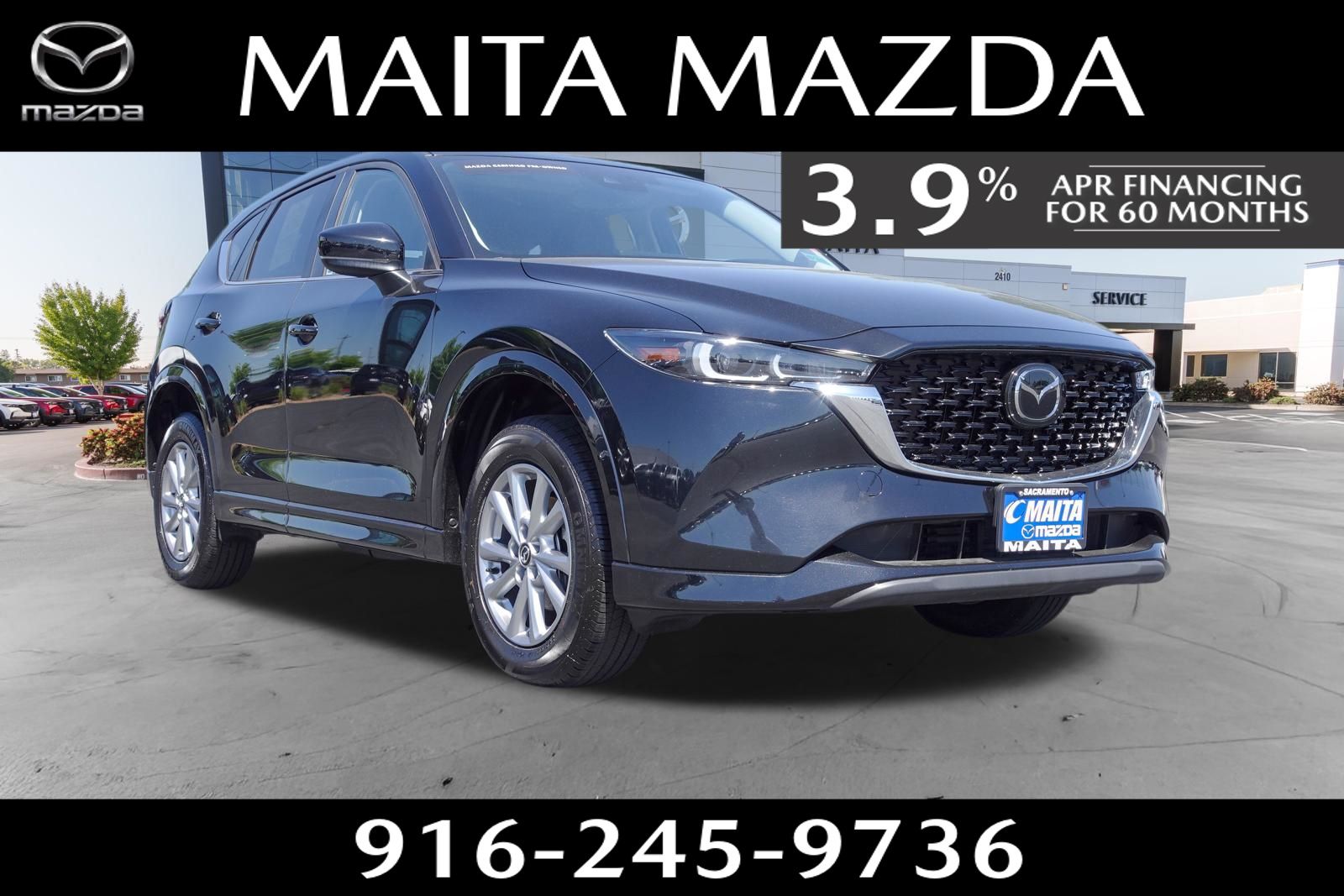 Jet Black Mica 2025 Mazda CX-5 2.5 S Preferred AWD SUV / Crossover All-Wheel Drive 6-Speed Automatic