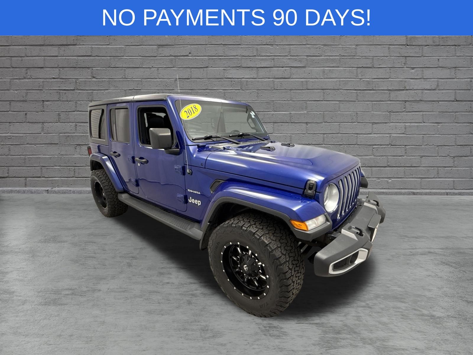 Ocean Blue Metallic Clearcoat 2018 Jeep Wrangler SUV / Crossover Four-Wheel Drive 8-Speed Automatic