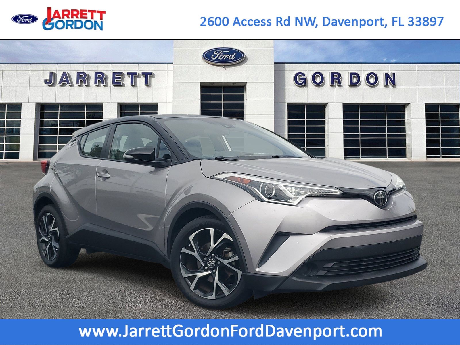 Silver 2019 Toyota C-HR XLE SUV / Crossover Front-Wheel Drive Continuously Variable Transmission