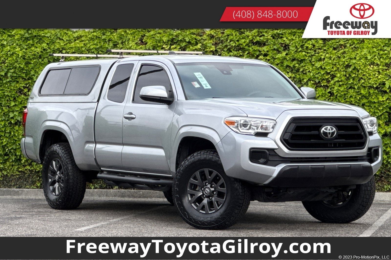 Celestial Silver 2023 Toyota Tacoma SR V6 Access Cab RWD Pickup Truck 4X2 6-Speed Automatic