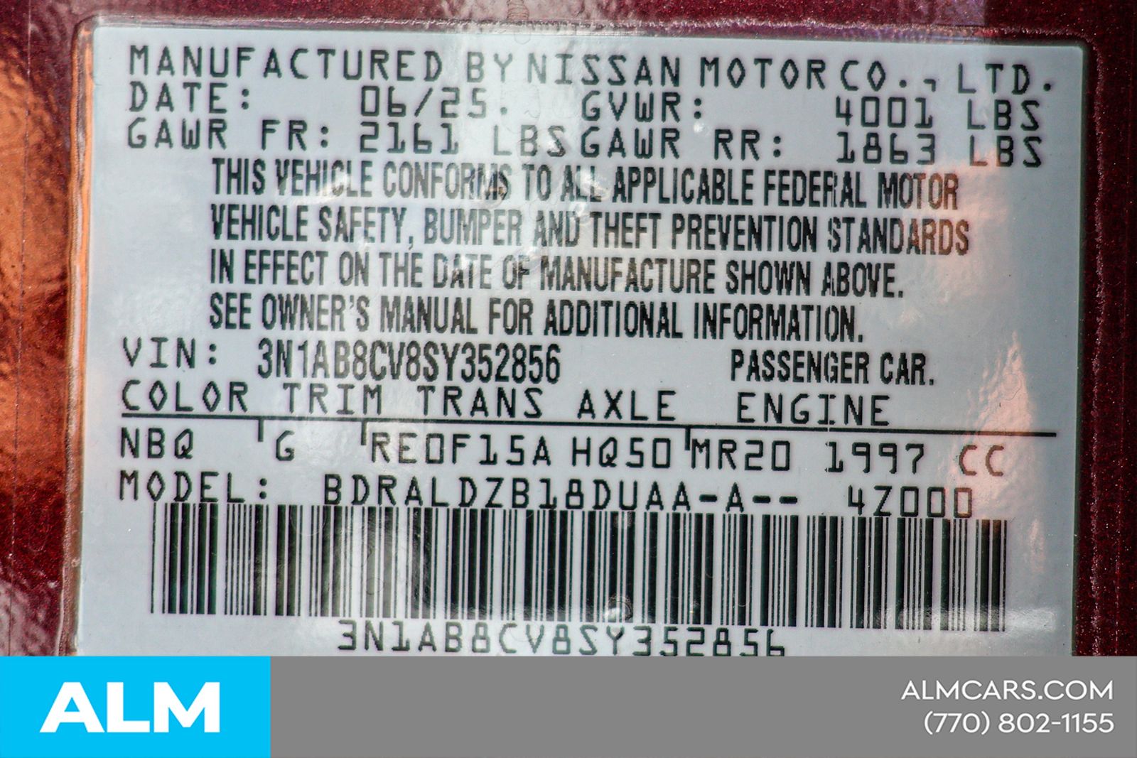 Used 2025 Red Nissan SV image 45