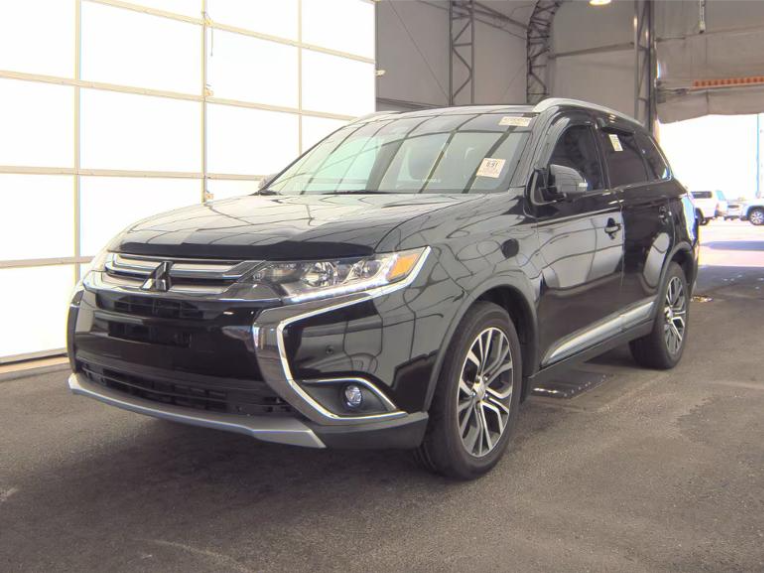 Black 2018 Mitsubishi Outlander SUV / Crossover Front-Wheel Drive Continuously Variable Transmission