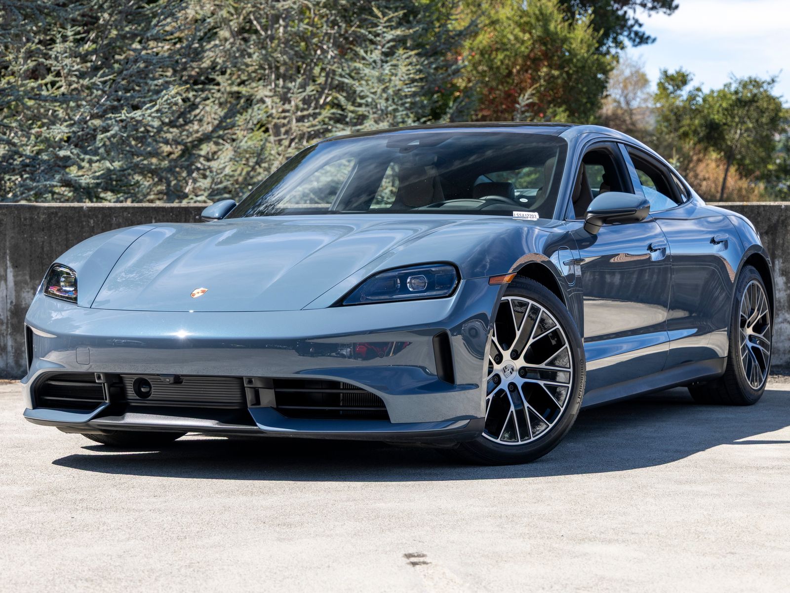 Pale Blue Metallic 2025 Porsche Taycan Sedan All-Wheel Drive 2-Speed Automatic
