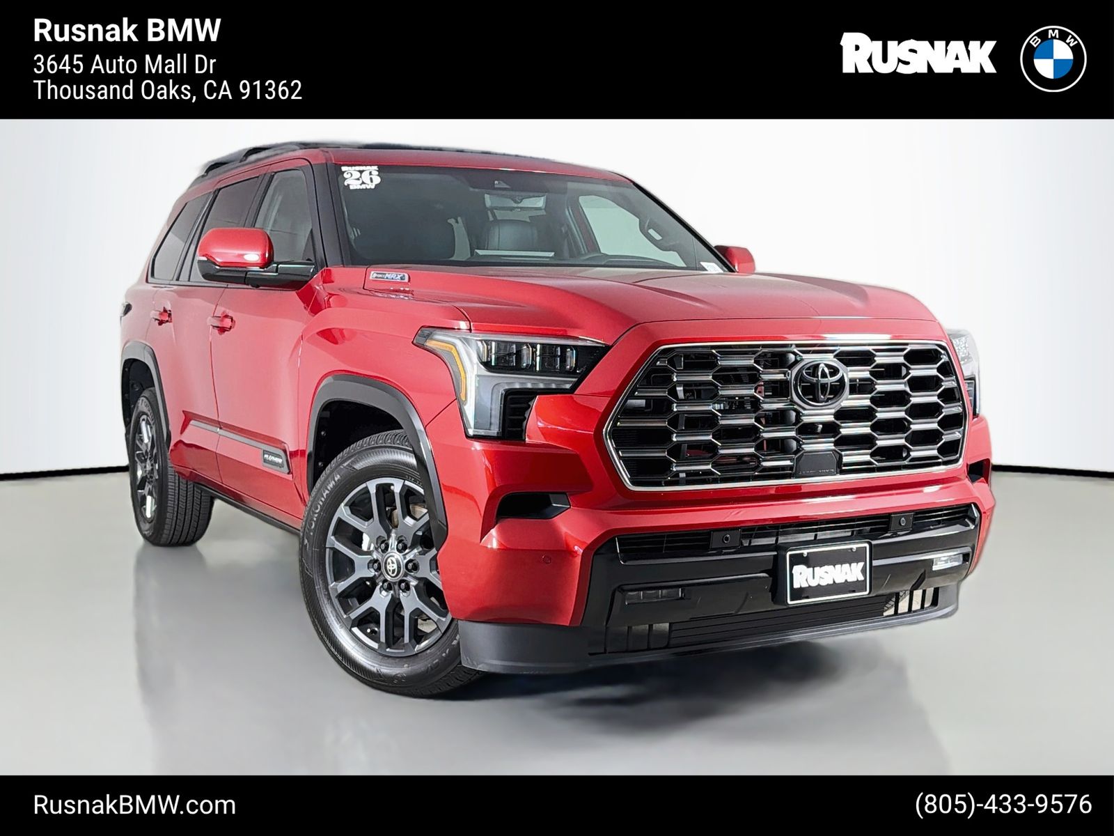 Supersonic Red 2026 Toyota Sequoia SUV / Crossover Four-Wheel Drive Automatic