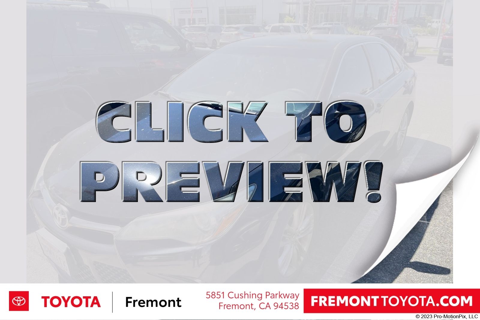 Attitude Black 2015 Toyota Camry SE Sedan Front-Wheel Drive 6-Speed Automatic