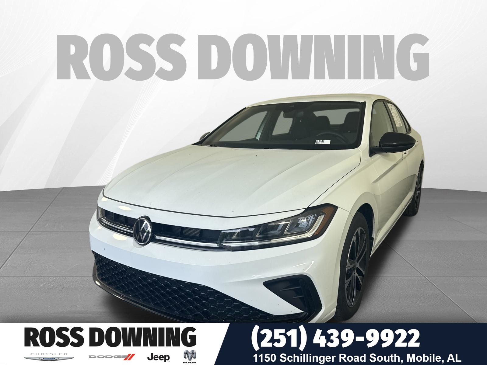White 2025 Volkswagen Jetta Sport FWD Sedan Front-Wheel Drive 8-Speed Automatic