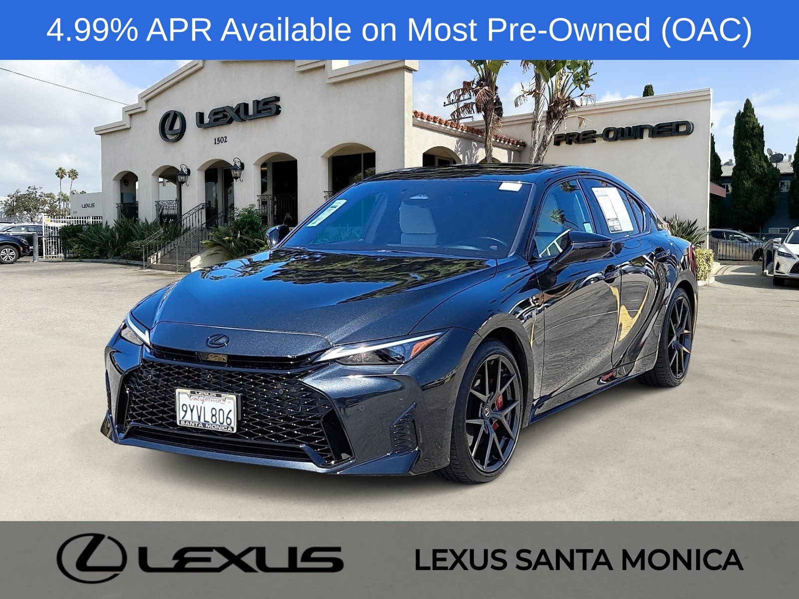 Black (Caviar) 2026 Lexus IS Sedan Rear-Wheel Drive 8-Speed Dual Clutch
