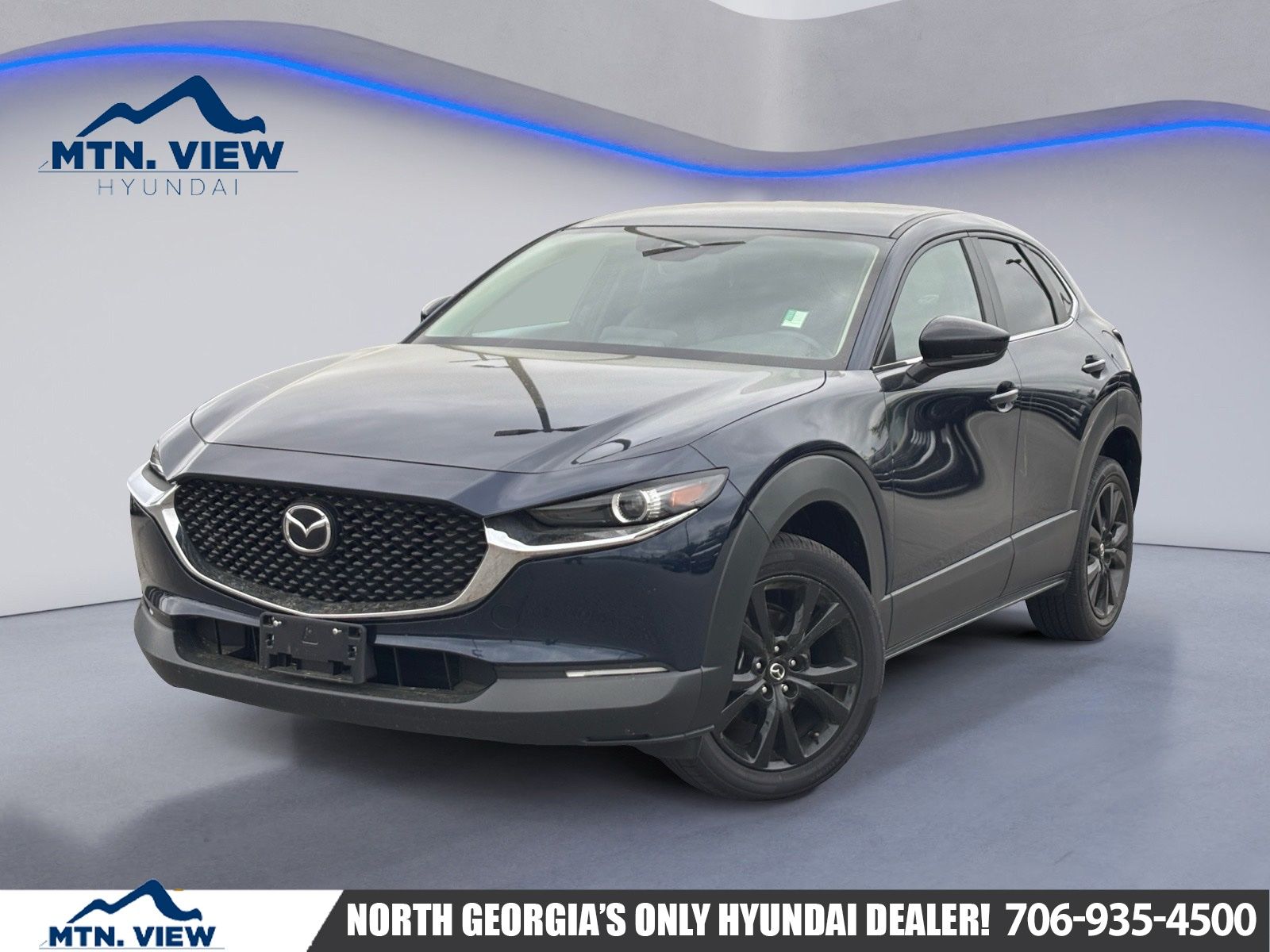 Deep Crystal Blue Mica 2024 Mazda CX-30 2.5 S Select Sport AWD SUV / Crossover All-Wheel Drive Automatic