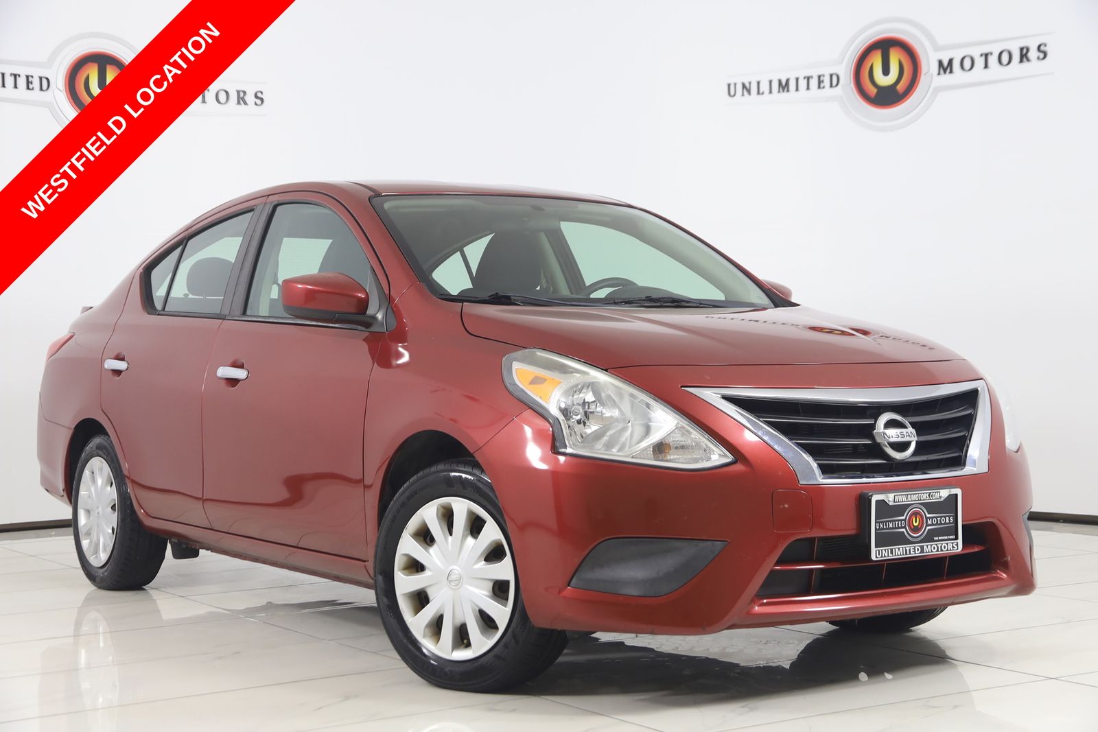 Cayenne Red Metallic 2019 Nissan Versa Sedan Front-Wheel Drive Continuously Variable Transmission